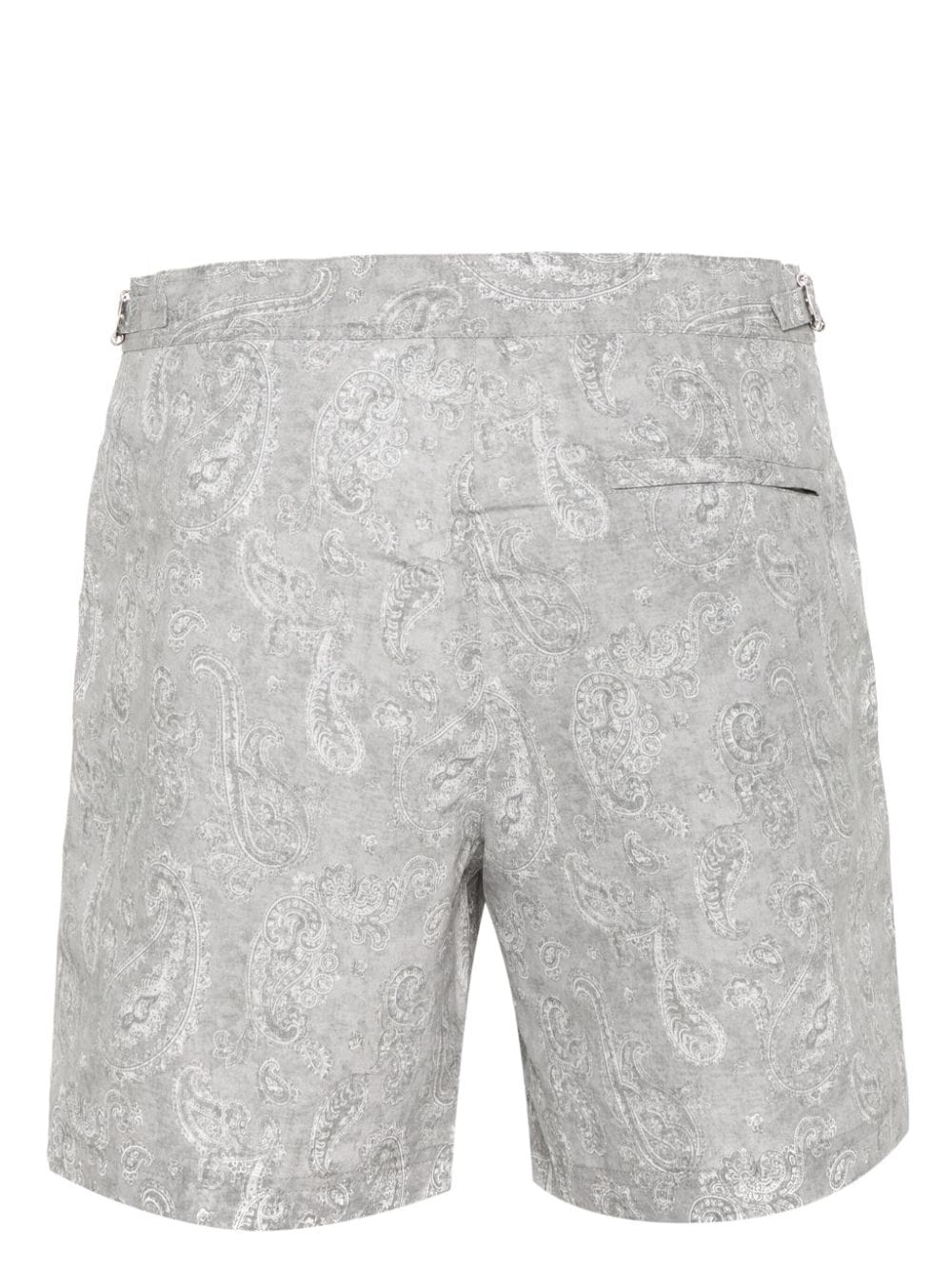 Brunello Cucinelli paisley-print swim shorts - Grijs