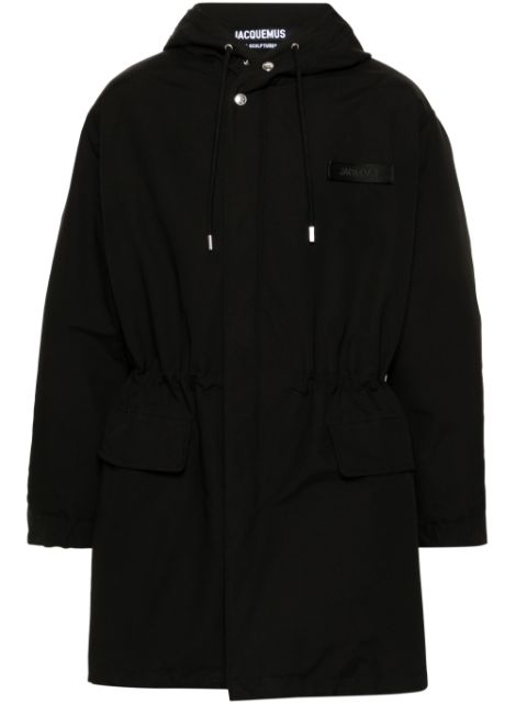 Jacquemus La Parka Marrone hooded coat