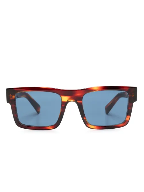 Lunettes de soleil à effet écailles de tortue - Prada Eyewear - Modalova