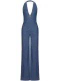 Valentino Garavani chambray denim jumpsuit - Blue