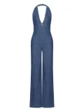 Valentino Garavani chambray denim jumpsuit - Blue