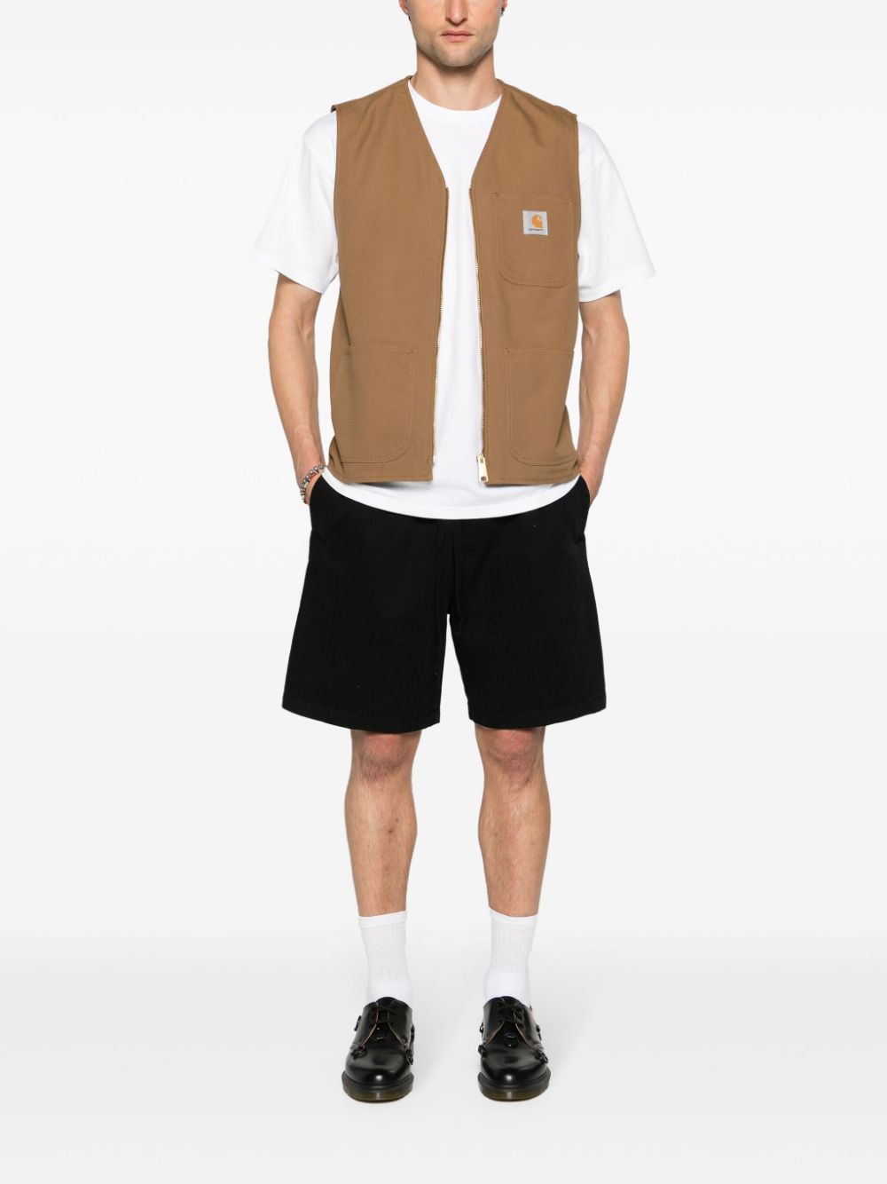 Carhartt WIP Arbor canvas vest - Bruin