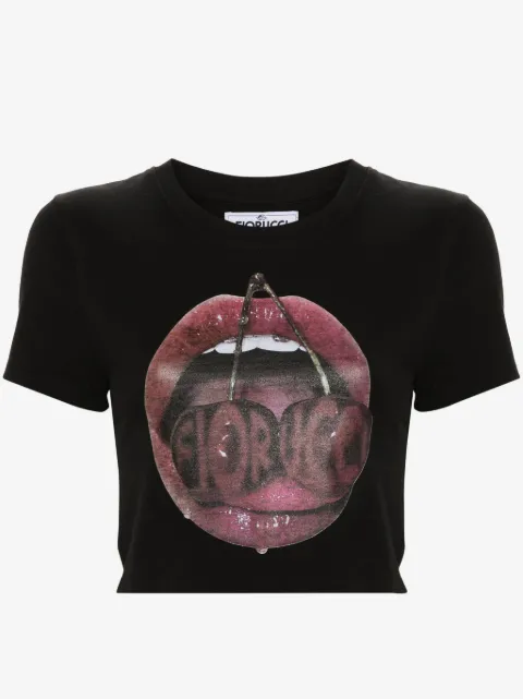 Fiorucci playera corta con estampado gráfico