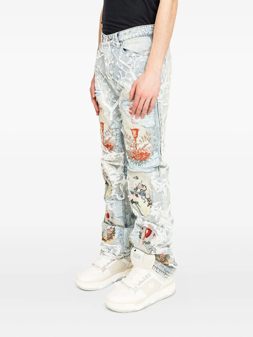 Who Decides War Chalice embellished jeans | Blue | Image 1