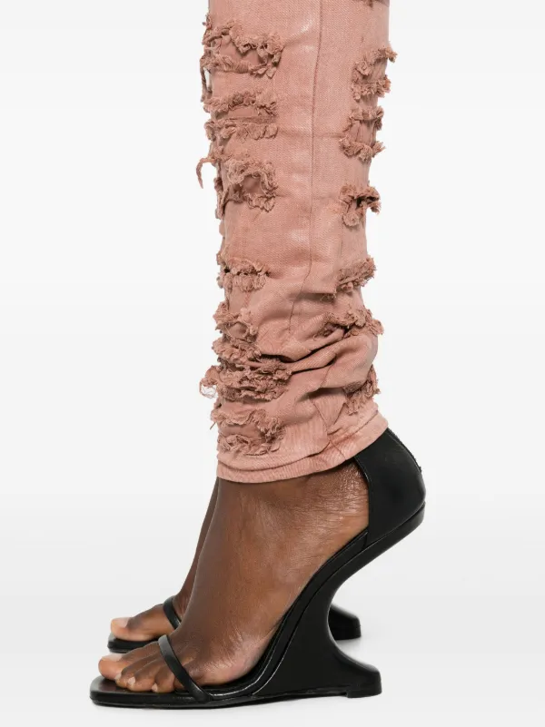 Rick Owens DRKSHDW Detroit Cut Skinny Jeans | Pink | FARFETCH RO