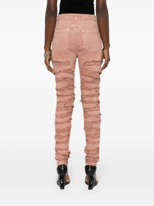 Rick Owens DRKSHDW Detroit Cut Skinny Jeans | Pink | FARFETCH RO