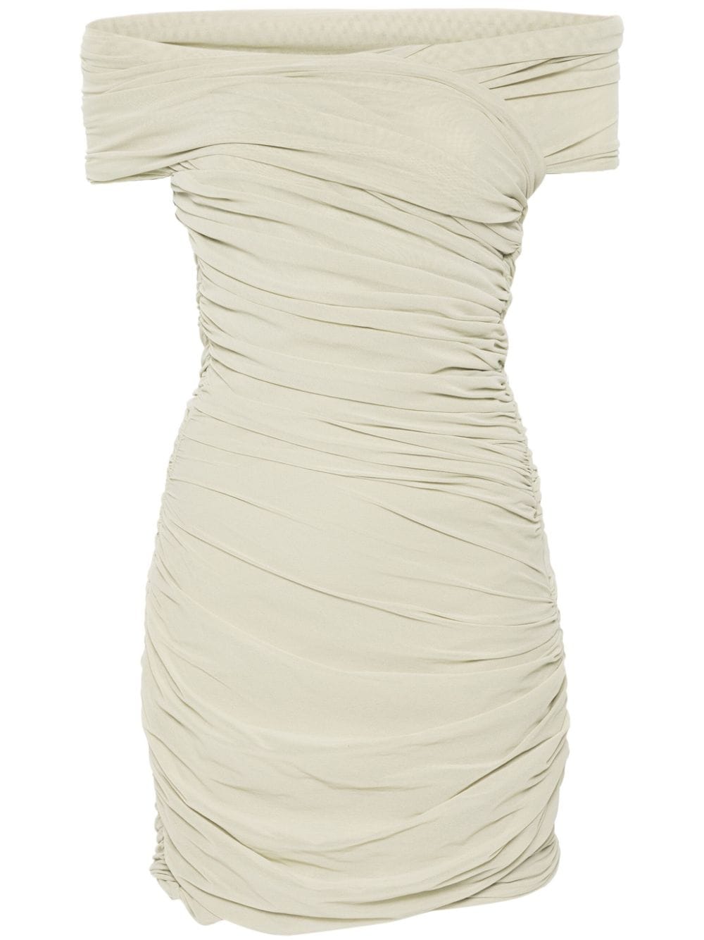 Image 1 of Philosophy Di Lorenzo Serafini draped mesh mini dress