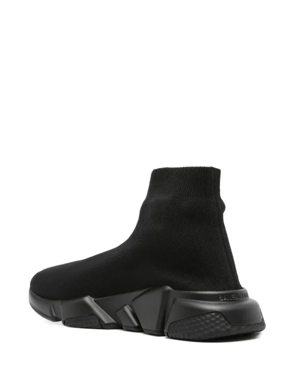 Balenciaga Speed Graffiti Sneakers Black FARFETCH