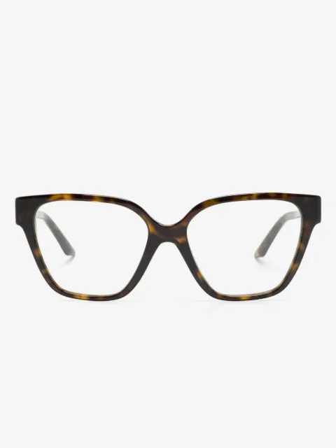 Versace Eyewear Greca square-frame glasses