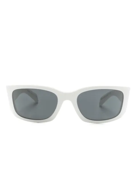 Prada Eyewear lentes de sol estilo biker con logo grabado