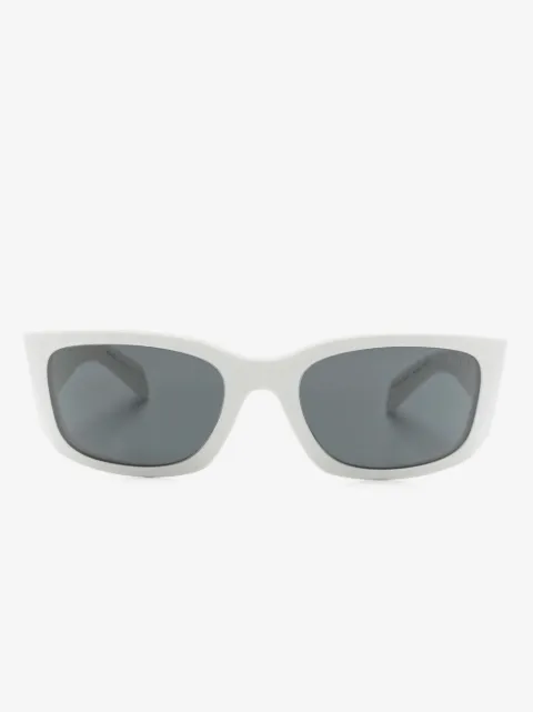 Prada Eyewear logo-engraved biker-style sunglasses