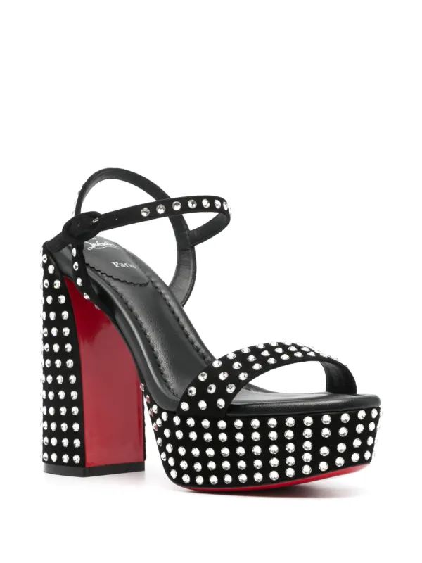 ルブタン パンプス ヒール Movida Jane ブラック スパンコール ルブタン パンプス ヒール Movida Jane ブラック スパンコール