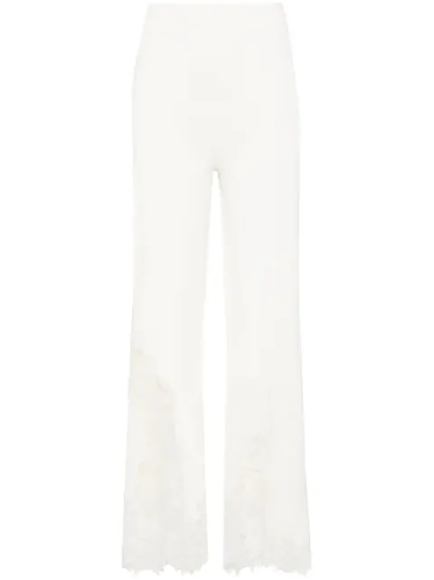 Ermanno Scervino chantilly-lace straight trousers