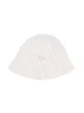 Il Gufo striped bucket hat - Neutrals