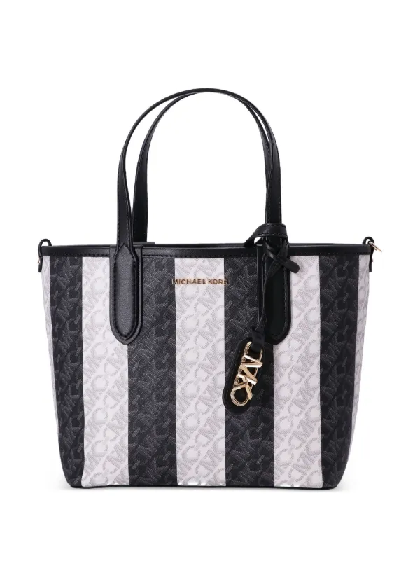 Black n white michael kors best sale