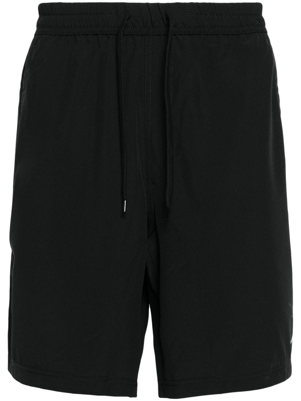Shop Nike Form Elasticated-waistband Shorts In 黑色