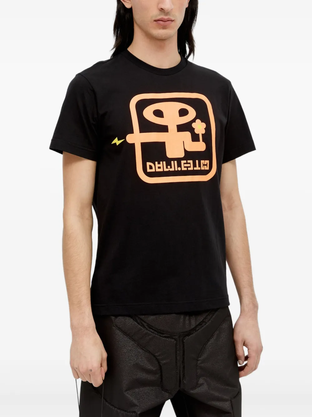 Walter Van Beirendonck Dawleetoo T-shirt Zwart