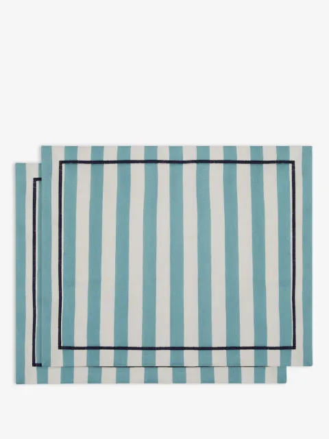 La DoubleJ striped linen placemats (set of two)