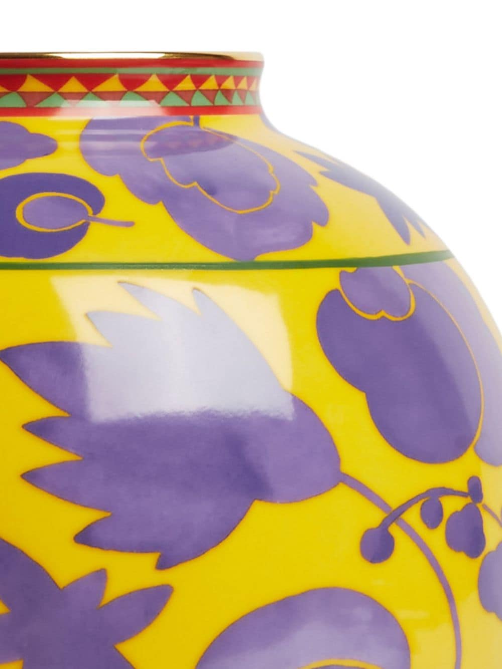 Shop La Doublej Bubble Wildbird Vase (23cm X 21,5cm) In Purple