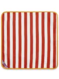 La DoubleJ colour-block striped napkins (set of two) - Red