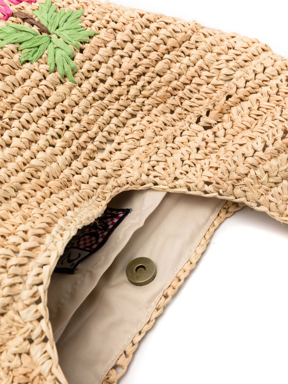 MC2 SAINT BARTH MEET ME RAFFIA SHOULDER BAG