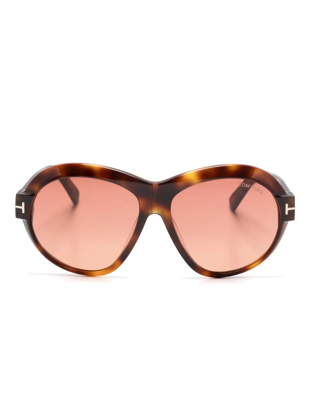TOM FORD Occhiali da sole Inger oversize - Marrone