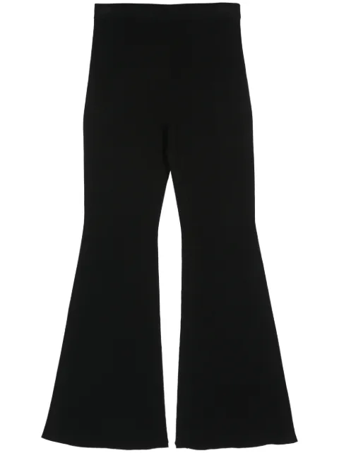 Michael Michael Kors ribbed-knit flared trousers