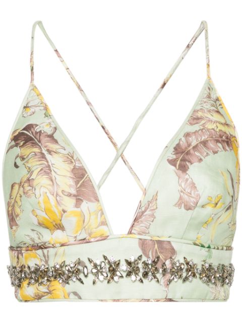 ZIMMERMANN Matchmaker floral-print top