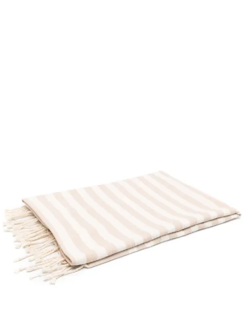 MC2 Saint Barth fringed striped beach towel