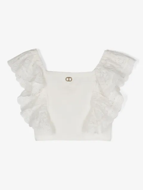 TWINSET Kids ruffle-detail blouse