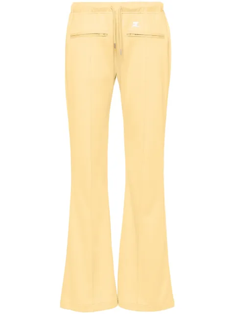 Courrèges logo-appliqué wide trousers