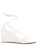 Chloé 85mm wedge sandals - White