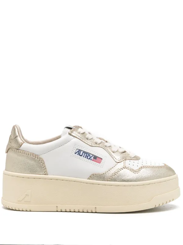 Autry Medalist プラットフォーム スニーカー | ホワイト | FARFETCH JP
