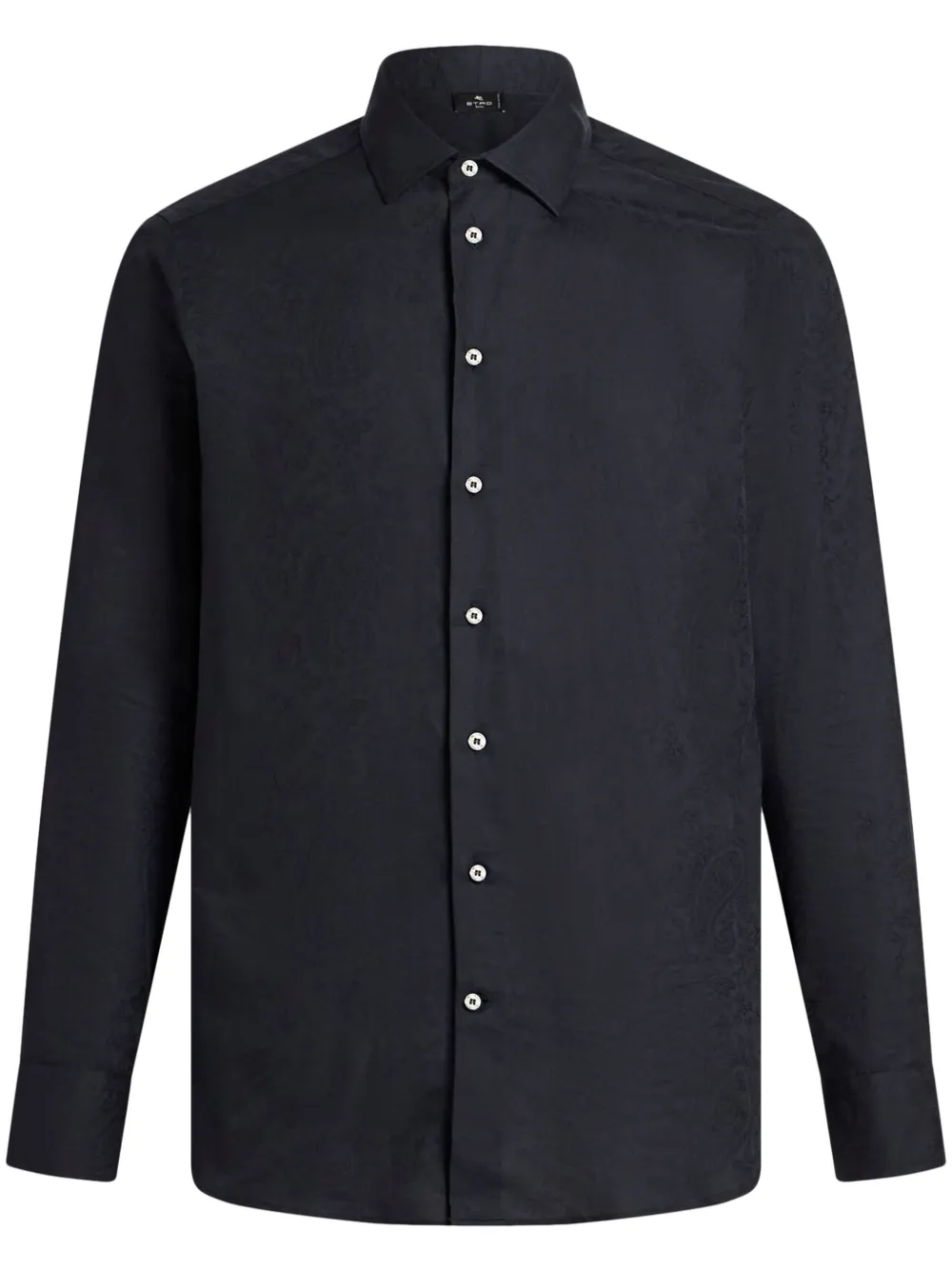 ETRO Overhemd met paisley jacquard Zwart