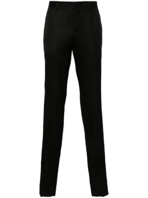 パンツ Moschino Tailored Trousers In Black Virgin Wool Moschino Virgin Wool Tailored Trousers | Black | FARFETCH