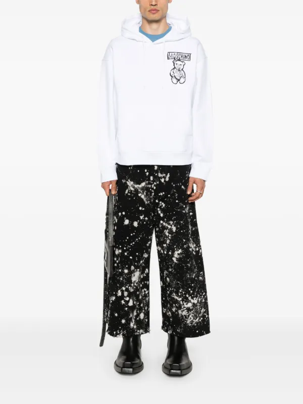 Moschino Teddy Bear-motif Hoodie | White | FARFETCH