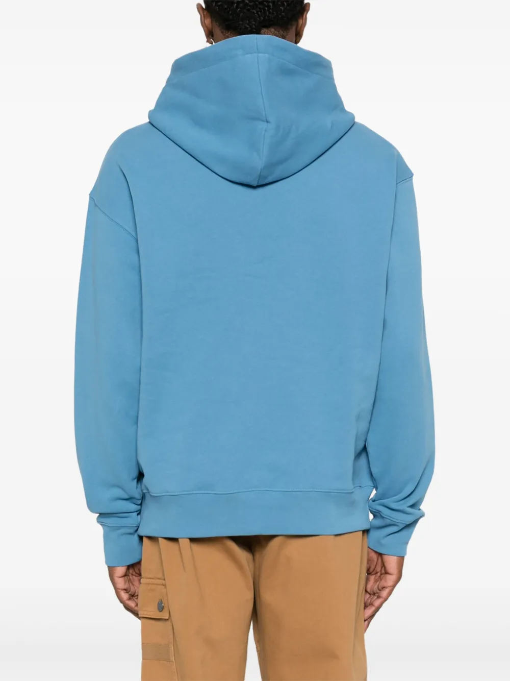 Moschino Hoodie met geborduurd logo Blauw