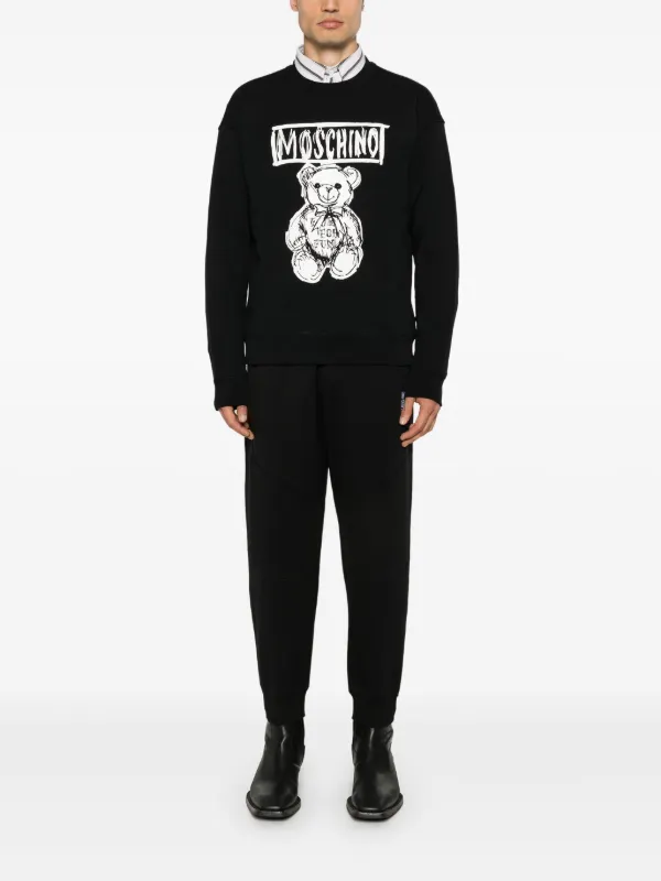 Moschino テディベア スウェットシャツ | ブラック | FARFETCH JP