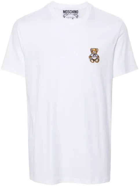 Moschino Teddy Bear-patch cotton T-shirt