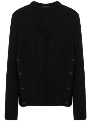 Burberry バーバリー カットアウト セーター | ブラック | FARFETCH JP