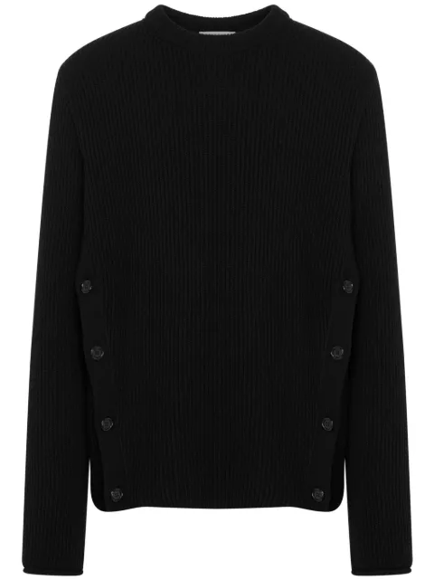 Moschino ribbed-knit virgin-wool jumper
