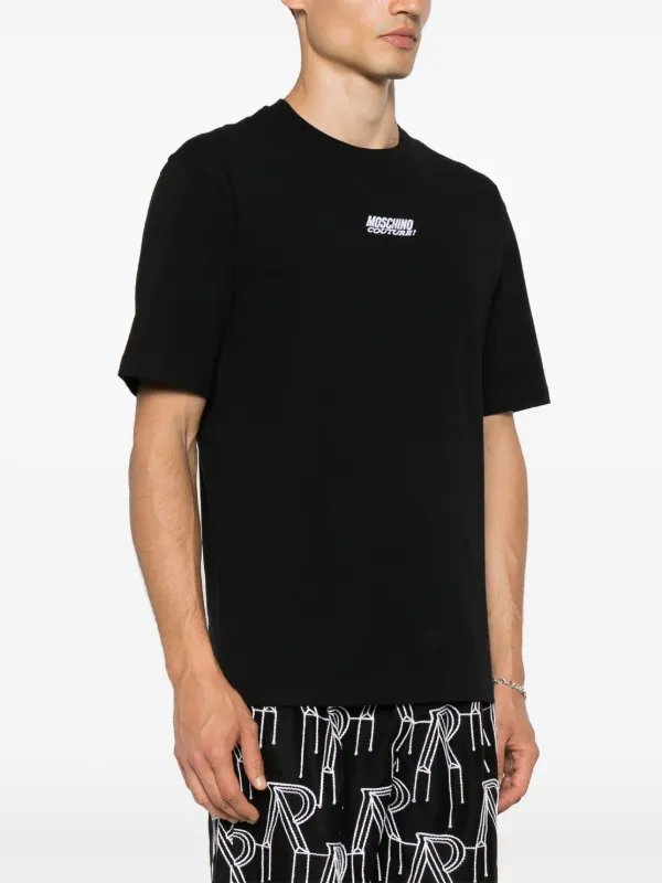 【送料&関税込】Moschino Logo-embroidered Cotton T-shirt 22308086_52461699_600.jpg
