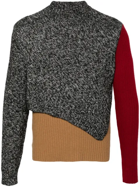 Moschino layered-design jumper