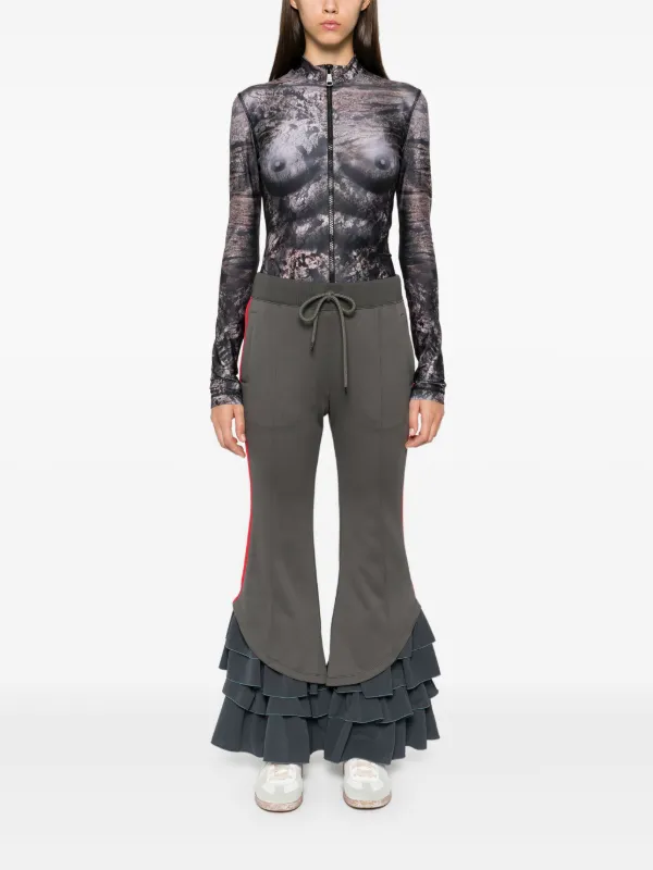 パンツ FACETASM / Ruffle pants Facetasm Ruffled Track Pants | Grey | FARFETCH