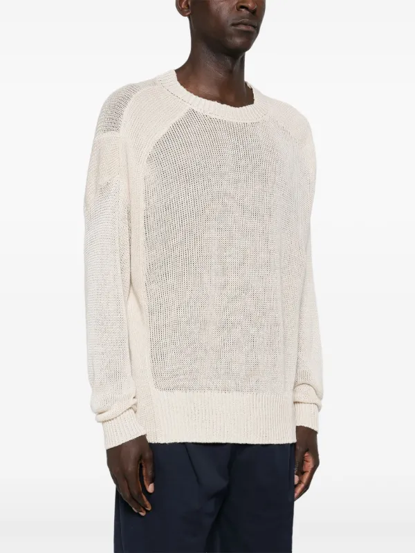 White Mountaineering オープンニット セーター | ニュートラル
