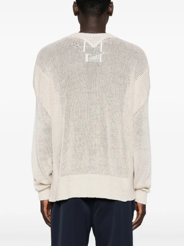 White Mountaineering オープンニット セーター | ニュートラル