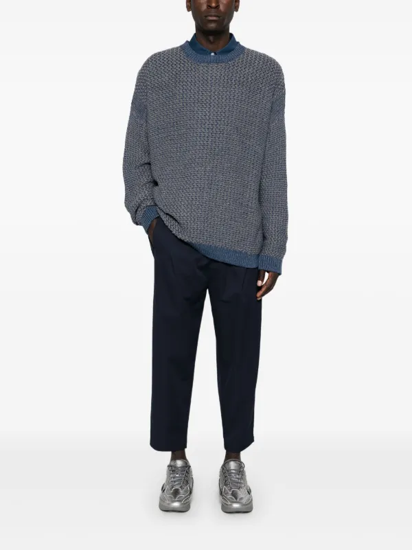 White Mountaineering テーパードパンツ | ブルー | FARFETCH JP