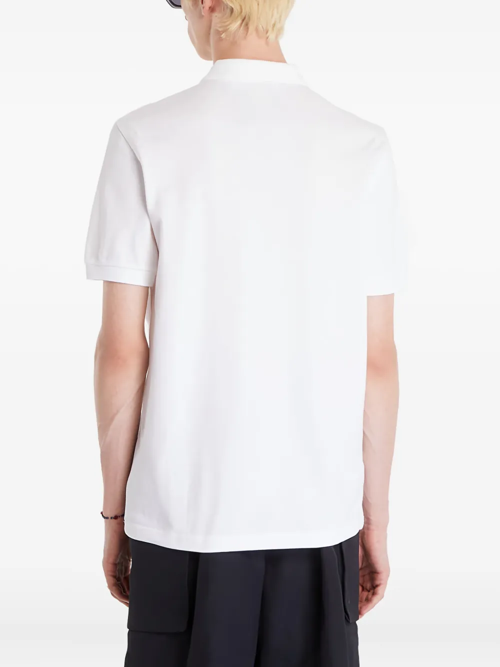 Fred Perry Poloshirt met geborduurd logo Wit