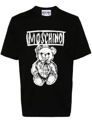 Moschino エッグプリント Tシャツ | ブラック | FARFETCH JP