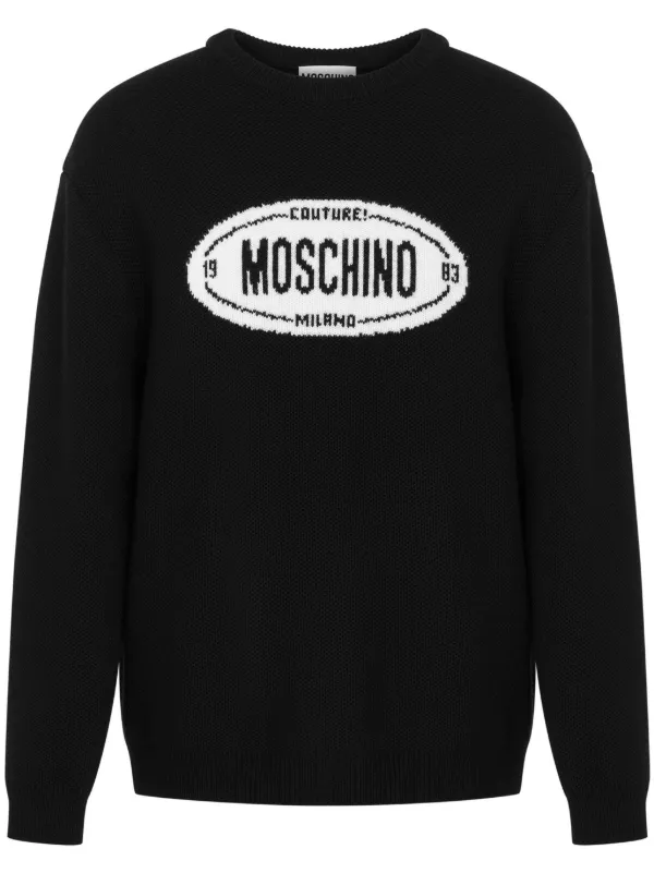 Moschino jumper black on sale